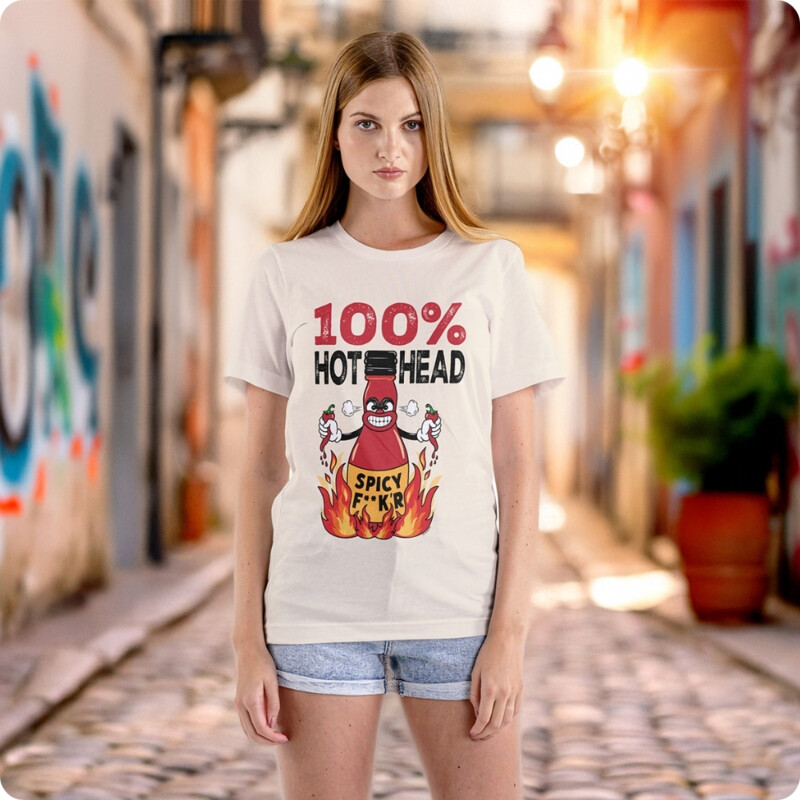 100% Hot Head – Chilli Lover Women's T-shirt Thumbnail