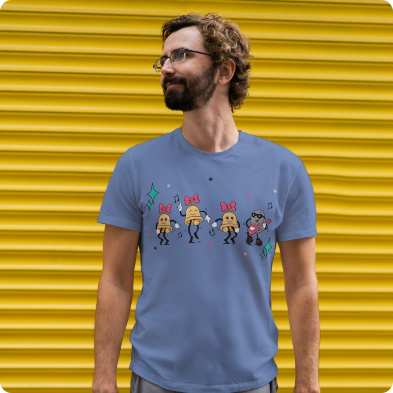 Jingle Bell Rock Men's Christmas T-Shirt Thumbnail