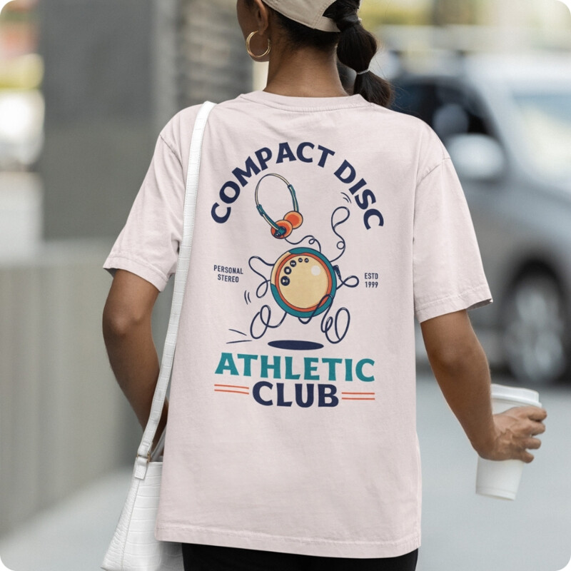 Compact Disc Athletic Club Women's T-shirt  Thumbnail
